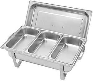 TRÉSORS ARTISANAUX Équipement de cuisine en gros Chaffing Cheffing Plats Professional Roll Top Plat Chauffe-plats Conteneur - Product Image 1