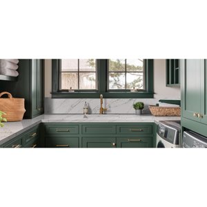 Placa de Cuarzo Calacatta Viraldi - Diseño Moderno, Impermeable, Ecológico y Duradero - Product Image 2