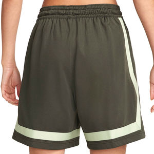 Unisex Olive <b>Green</b> <b>Shorts</b> with Light <b>Green</b> Trim Custom Logo Elastic Waist Drawstring Summer Casual Activewear - Product Image 3