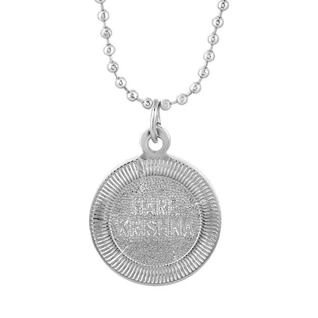 Посеребренная эмалированная круглая монета, религиозное ожерелье с кулоном, религиозные украшения