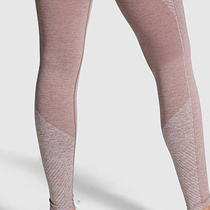 Lo último en mallas de gimnasio de cintura media con logotipo personalizado para mujer, mallas deportivas de Yoga sin costuras para entrenamiento y correr, ropa deportiva - Product Image 6