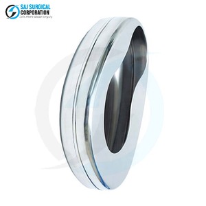 Bassin de lit gigogne en acier inoxydable sans couvercle Conception manuelle peu encombrante pour un stockage efficace dans les postes de soins infirmiers et les chariots d'approvisionnement - Product Image 2