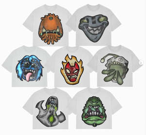 Camiseta personalizada de gran tamaño estilo streetwear Y2K con estampado DTG, 100% algodón para hombre, impresión DTG A3, camiseta hip hop. - Product Image 1