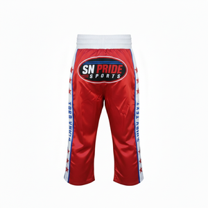 กางเกงมวยไทยคาราเต้ลำลองผ้าแคนวาสสำหรับผู้ชาย  วัสดุโพลีเอสเตอร์/ผ้าซาติน คุณภาพสูง ซักแล้ว - Product Image 3