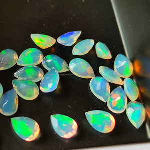 Ópalo etíope piedra preciosa Natural en forma de pera 3x5mm blanco Cuerpo a Cuerpo piedras de corte de ópalo para joyería al por mayor Welo ópals piedra preciosa cabujón - Product Image 1