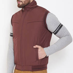 Gilet Softshell léger et économique de style unique Service OEM ODM tenue tendance de vente en ligne gilet Bomber pour hommes - Product Image 2