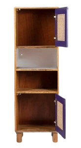 Estanterías de diseño moderno de madera maciza, muebles duraderos ajustables para el hogar para sala de estar, escuela, hechas a mano con características de almacenamiento - Product Image 2