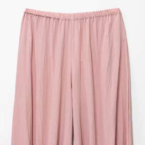 Femmes automne Vintage haute élastique Satin cheville pantalon nouvelle mode conception ample et gonflée avec fermeture à la taille élastique - Product Image 4