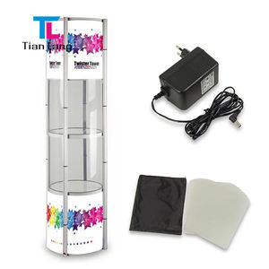 Caja de luz de torre de aluminio 20x20 Montaje rápido Rotación fácil para exposiciones y ferias comerciales Pantallas de panel portátiles reutilizables - Product Image 6