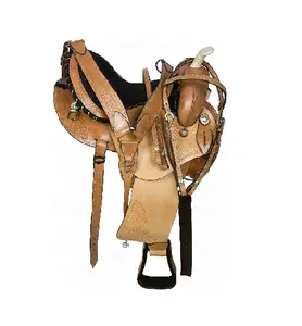 SK International Excellent Quality Handmade Leather Western Saddle with Custom Size and Colour for Worldwide Supply