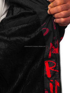 Vente en gros Veste d'hiver pour hommes Manteau bouffant de bombardier à bulles chaud à col montant avec options personnalisées - Product Image 5