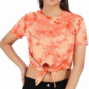 Top Halter de Mujer de Secado Rápido Hecho de Algodón y Poliéster, Top Halter de Mujer Hecho a Medida con Mangas Cortas - Product Image 4