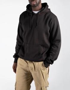 OEM personnalisé 2025 hiver tendance coton lourd hommes sweat à capuche qualité polaire surdimensionné avec impression de logo en relief - Product Image 3