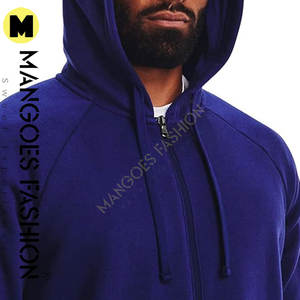 Pull à Capuche Unisexe Personnalisé en Coton Polaire Respirant 100% Coton pour l'Hiver, Thermique, avec Col à Capuche et Logo Uni, Taille XS – Vente en Gros - Product Image 2