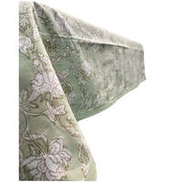 Nappe en coton 100% indien imprimée à la main, 150*220 cm, motif floral, linge de cuisine fait main pour la maison ou les hôtels, pour les mariages