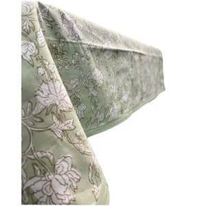 100% Cotton Indian Hand Block Print <b>Tablecloth</b> 150*220 cm Floral Kitchen Linen Handmade for Home or Hotels for <b>Weddings</b> - Product Image 4