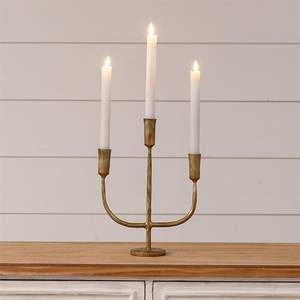 Multi arm metal candelabra centerpiece for <b>large</b> banquet event tables with <b>candle</b> holders and floral decoration ideas - Product Image 4