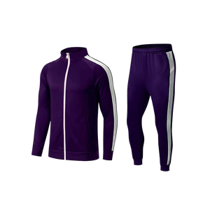 Chándal transpirable sólido informal de invierno de alta calidad con logotipo personalizado para hombres Conjuntos de sudaderas con capucha de joggers de lana - Product Image 5