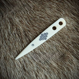 Aguja de Bordar de Cuerno de Búfalo, Aguja de Bordar Puntiaguda para Lana y Hilo, Accesorio de Costura Duradero para Tufting y Costura - Product Image 1