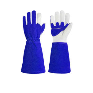 Gants de soudage en cuir de vachette de qualité supérieure pour une utilisation intensive avec des gants en cuir de protection des mains renforcés à grain complet pour hommes - Product Image 2