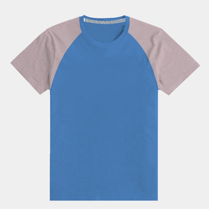 2024 raglán color sólido teñido Fit camisetas hombres camisetas comprar calidad superior raglán hombres color sólido teñido transpirable personalizado - Product Image 2