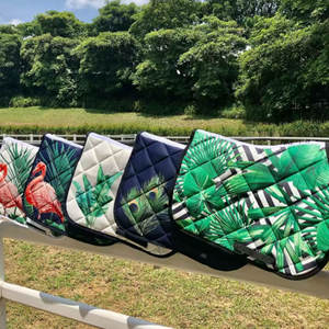 Custom Colors Compression Custom Logo Dressage Horse Saddle High Quality Cotton Fabric Adjustable Foam Padding Saddle Pad - Product Image 4