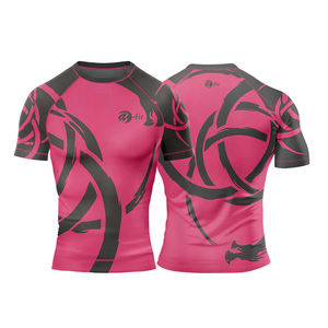 <b>Men's</b> MMA Compression <b>Shirt</b> Quick Dry 100% Cotton with Logo Fashionable Jersey Plus Size <b>T</b>-<b>Shirts</b> Spandex Fabric - Product Image 6