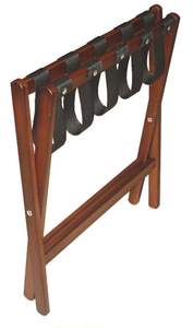 Porte-bagages décoratif en bois massif pour les auberges de charme avec un aspect classique et une finition lisse améliorant l'ambiance de la pièce - Product Image 2