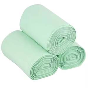 100% biodégradable et Ok compostable plat rouleau sac à emporter poubelle Eco déchets sac biodégradable jetable sacs poubelles - Product Image 2