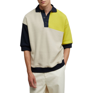 Polos de golf extensibles 4 voies extensibles évacuant l'humidité respirant séchage rapide OEM ODM Vietnam vêtements de golf actifs pour le sport - Product Image 2