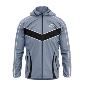 Veste pour hommes personnalisée Veste coupe-vent imperméable à capuche légère et isolée Veste coupe-vent respirante pour l'extérieur UPF50 + - Product Image 4