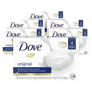 Savon Dove Beauty Bar Original, lot de 24, pour une peau douce et lisse, avec 1/4 de crème hydratante, 3,75 oz - Product Image 3