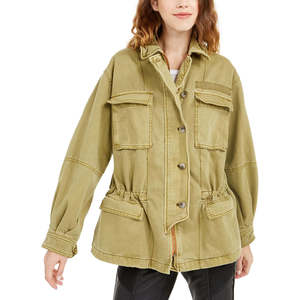 Giacca Bomber Reversibile da Donna Free People Seize Day, Stile Varsity, Verde, Taglia L, Leggera e Traspirante per l'Autunno - Product Image 1