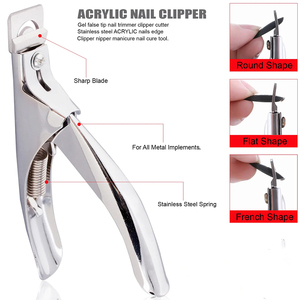 Puntas acrílicas de acero de alta calidad para decoración de uñas, cortador, herramienta profesional de manicura y pedicura para dedos, suministro de belleza - Product Image 5