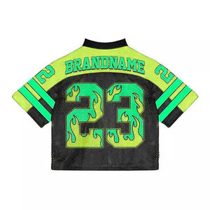 High Quality American Football Jersey Breathable Uniform with Short Sleeves Plus Size Feature for Summer Season - Product Image 6