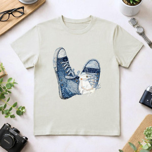 T-Shirt Unisex 210GSM 100% Cotone Stile Casual Abbigliamento Maglietta Personalizzata con Stampa Serigrafica Rose Taglia 2XL Disponibile Stampa DTG Compressa - Product Image 1
