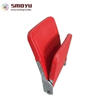 Asientos de Grada Abatibles de Aluminio, Material Resistente a los Rayos UV para Arenas Deportivas al Aire Libre, Suministro Directo de Fábrica