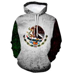 Sweats à capuche de haute qualité à 100% en polyester pour hommes, sweatshirts à manches régulières, sweatshirts d'hiver avec logo imprimé personnalisé - Product Image 2