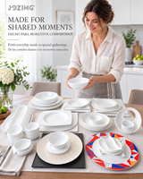 Assiettes en Céramique Blanches de Grossiste d'Usine par Ton, Services de Table en Porcelaine pour Hôtels et Restaurants