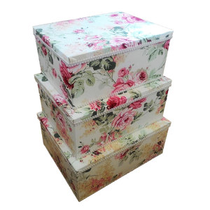 Scatola Portaoggetti in Cotone a Forma di Rosa - Organizzatore per Vestiti per una Conservazione Elegante - Product Image 1