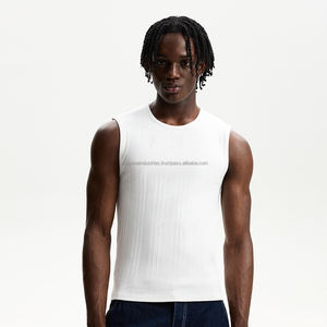 T-shirt de luxe pour hommes 300g/m2 pur coton simple couleur unie tricoté grande taille coupe simple - Product Image 1