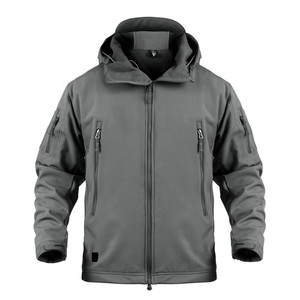 Venta al por mayor chaqueta personalizada hombres chaqueta táctica invierno impermeable Softshell rompevientos ropa chaqueta - Product Image 4