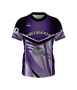 Camiseta de Softbol Personalizada de Cuello Redondo en Morado Claro, 100% Poliéster, Malla Transpirable, Secado Rápido y Antibacteriana, Venta al Por Mayor - Product Image 2