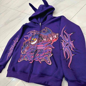 Custom Cotton Stringless Oversized Heavy Terry Print Streetwear Winter Hoodies with Embroidery <b>Applique</b> <b>Patches</b> for Men - Product Image 5
