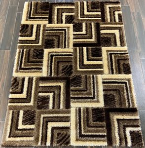 Alfombra Adiva de Alta Calidad, Tejida a Máquina, de Pelo Largo, Rectangular, Jacquard, de Poliéster Turco, para Sala de Estar, Dormitorio - Product Image 6