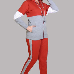 Nouveaux survêtements pour femmes, style uni, imprimés sur mesure, survêtements pour femmes en gros, fabriqués en coton et polyester - Product Image 5