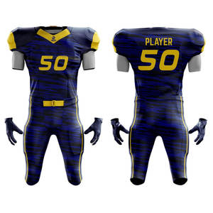 Uniformes de fútbol americano sublimados con estilo 2025, camisetas de fútbol americano bordadas totalmente personalizadas - Product Image 4