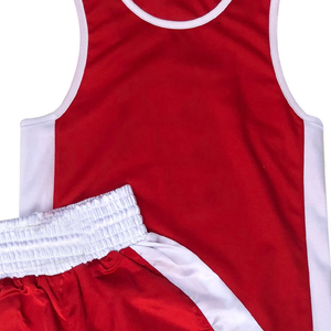 Conjunto de Pantalones Cortos de Boxeo 100% Satén, Nuevo Chaleco de Boxeo para Luchador de Kickboxing - Product Image 2