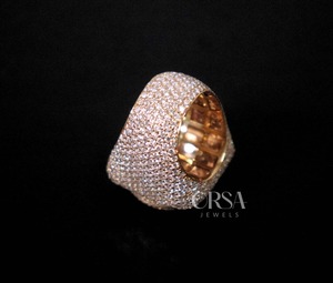 Anillo de diamante con letra P de suministro directo de fábrica, una opción perfecta para bodas y celebraciones o ropa de noche disponible para la venta - Product Image 4