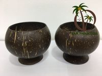 Tasse à vin de noix de coco au meilleur prix, coquille de noix de coco, tasse pour crème glacée ou tasses à boire, noix de coco